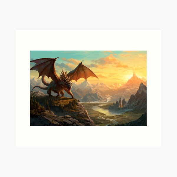 Item preview, Dragon Mountains designed and sold by GrinGalore.