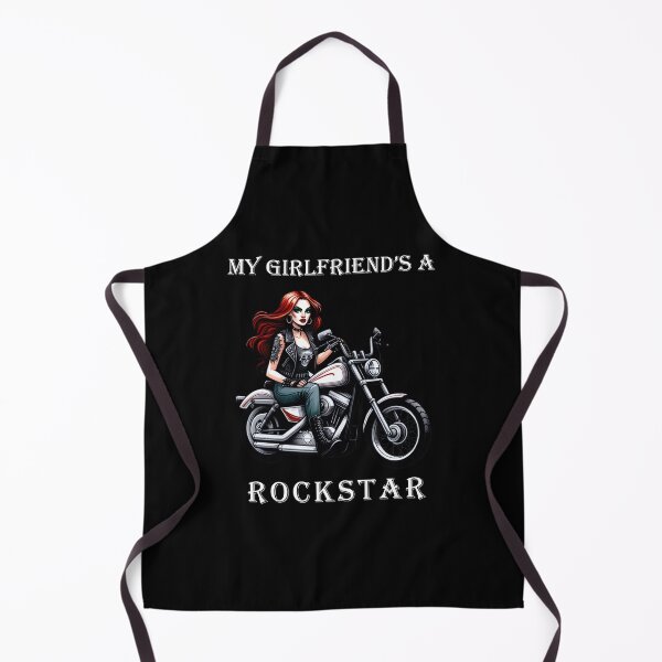 Item preview, Rockstar Girlfriend Hog Rider Motorcycle Biker Cute Gift designed and sold by Saltycrowshop.