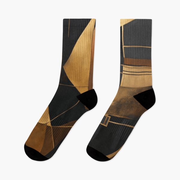 Item preview, Opulent Geometry: Black, Gold, and Copper Luxurious Painting designed and sold by asbno19.