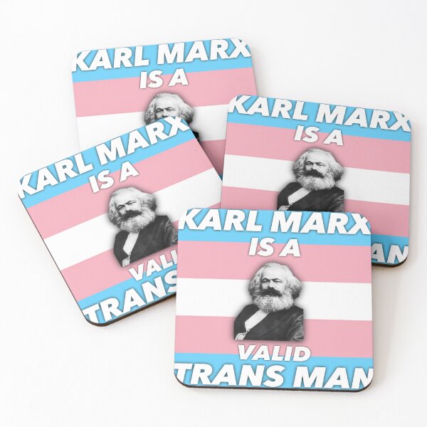 Item preview, Karl Marx es un hombre trans válido designed and sold by cutiequeerie.