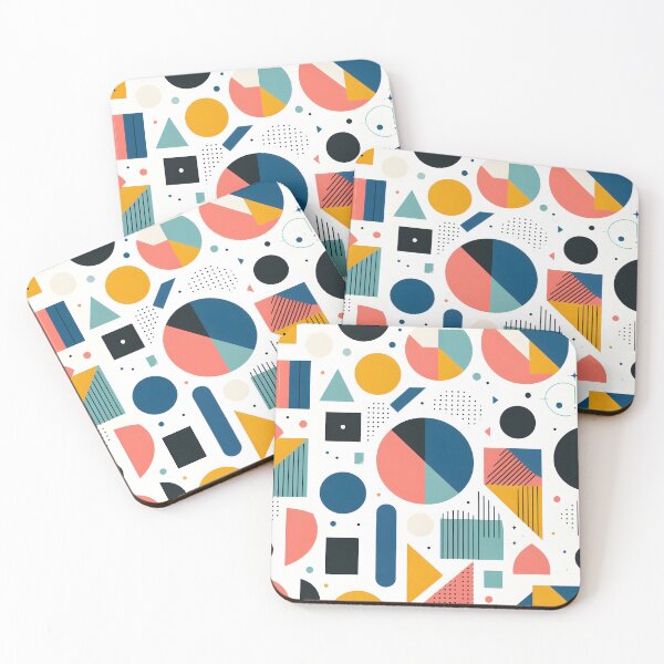 Item preview, 80s inspired geometric pattern  designed and sold by Yislaaik Digital Marketing.