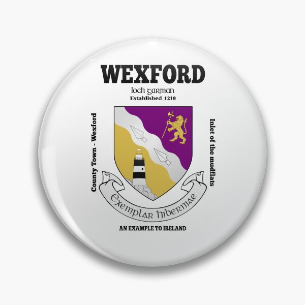 Item preview, Irish County Wexford Ireland Crest, Translation & More designed and sold by REAL IRISH GIFTS.