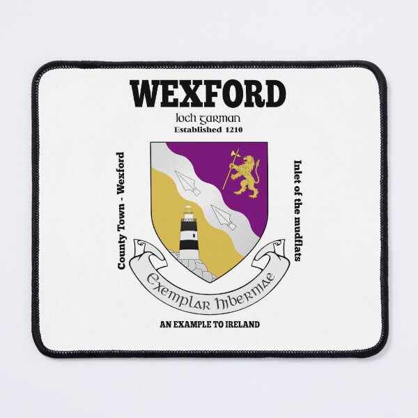 Item preview, Irish County Wexford Ireland Crest, Translation & More designed and sold by REAL IRISH GIFTS.