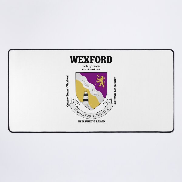 Item preview, Irish County Wexford Ireland Crest, Translation & More designed and sold by REAL IRISH GIFTS.