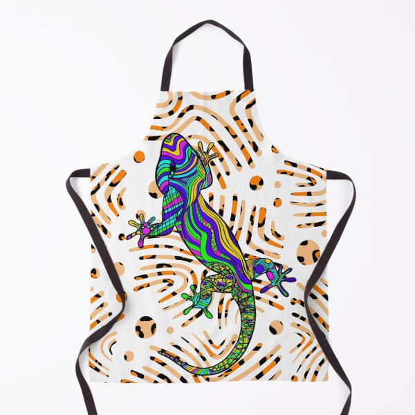 Item preview, Abstract image of a lizard on a white background designed and sold by SweetRossel.