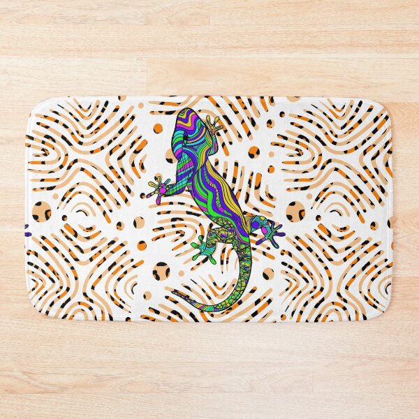 Item preview, Abstract image of a lizard on a white background designed and sold by SweetRossel.