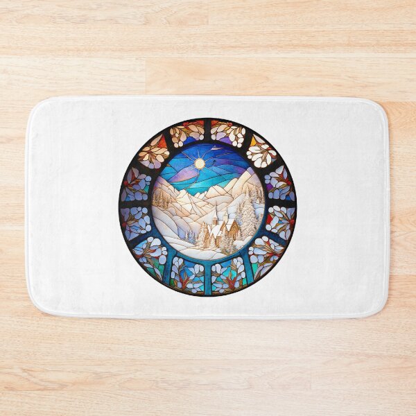 Item preview, Stained Glass Christmas Windows designed and sold by witch-night.