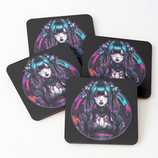 Item preview, Cyberpunk Girl, Hostess, Unique Design  designed and sold by Burn-Ego.