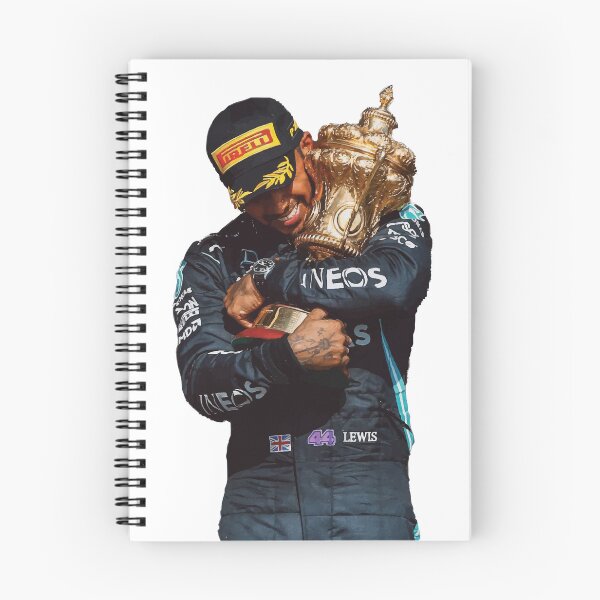Item preview, Lewis Hamilton F1 Driver with his British GP Trophy George F1 designed and sold by FormulaGTee1.