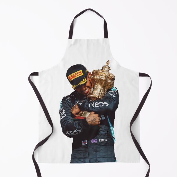 Item preview, Lewis Hamilton F1 Driver with his British GP Trophy George F1 designed and sold by FormulaGTee1.