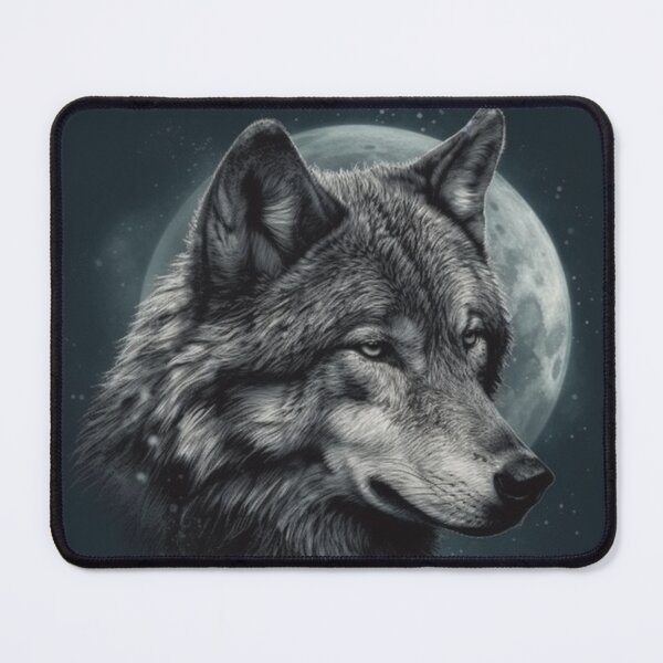 Item preview, Moonlit Howler, Spirit of the Wild, Celestial Apparel, Tee, Gift designed and sold by Terry-Salsa.