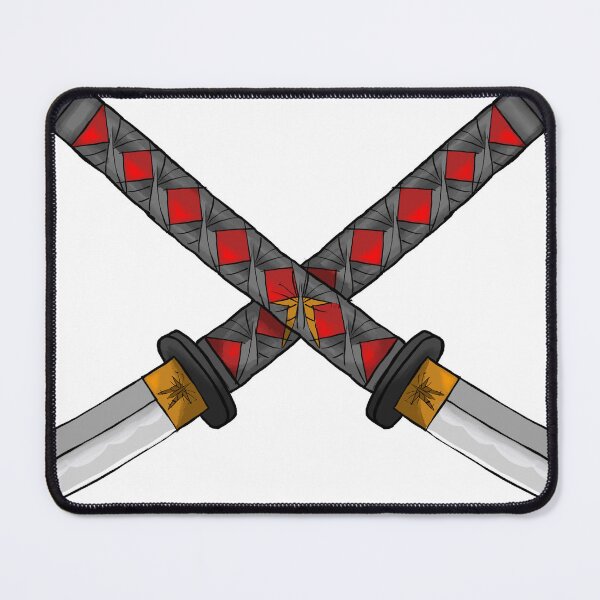 Item preview, Crossed Katanas designed and sold by Ward Y.