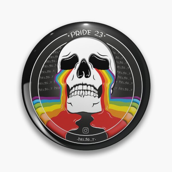 Item preview, GayPride skull designed and sold by helysTart.