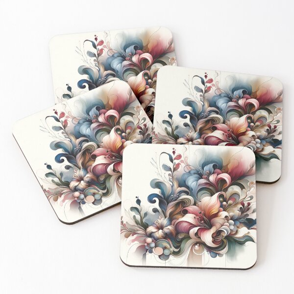 Item preview, "Dreamy Garden: Abstract Floral Pattern" designed and sold by APARTAI EU.