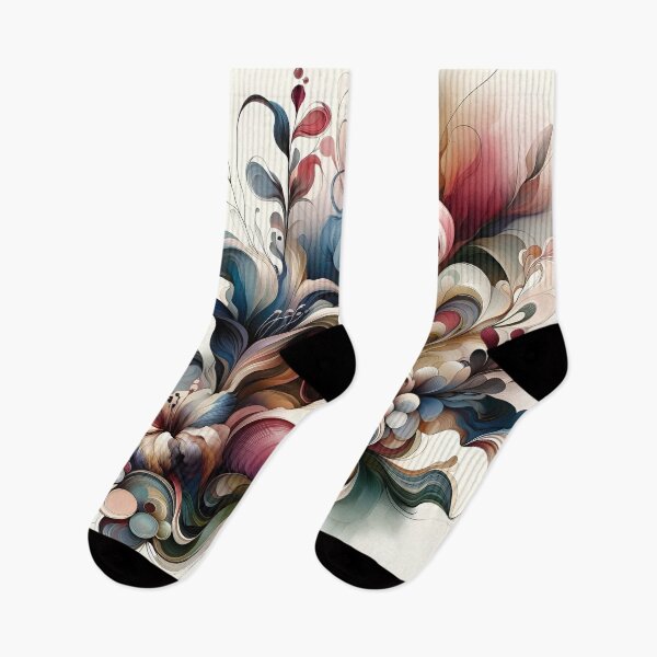 Item preview, "Dreamy Garden: Abstract Floral Pattern" designed and sold by APARTAI EU.