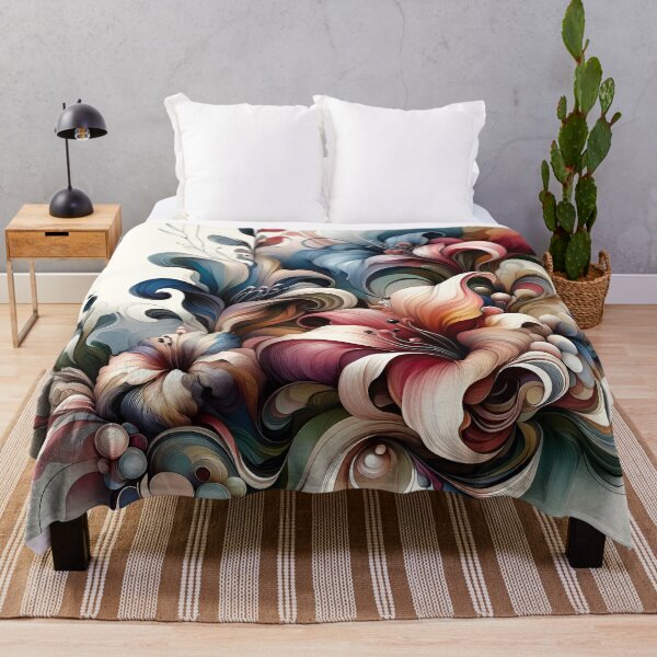 Item preview, "Dreamy Garden: Abstract Floral Pattern" designed and sold by APARTAI EU.
