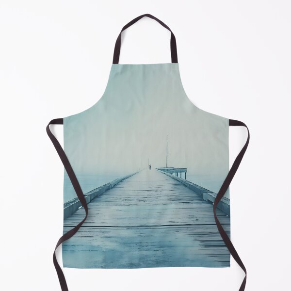 Item preview, Serene Pier: A Blue Reflection designed and sold by AI-Only Creations.