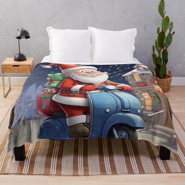 Item preview, Santa's Scooter Delivering Joy designed and sold by HendAhabib.