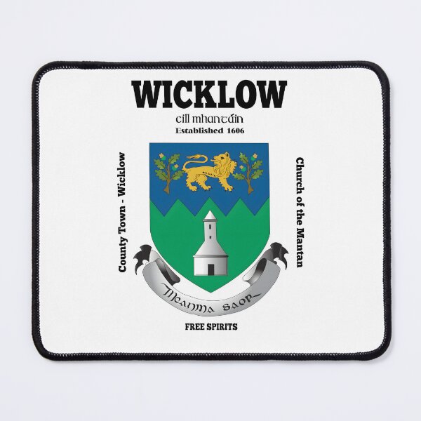 Item preview, Irish County Wicklow Ireland Crest, Translation & More designed and sold by REAL IRISH GIFTS.