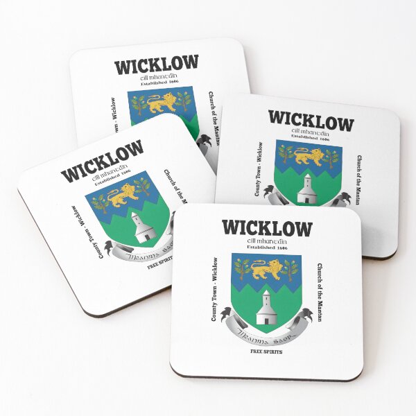 Item preview, Irish County Wicklow Ireland Crest, Translation & More designed and sold by REAL IRISH GIFTS.