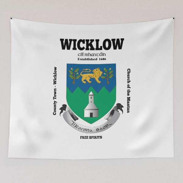 Item preview, Irish County Wicklow Ireland Crest, Translation & More designed and sold by REAL IRISH GIFTS.