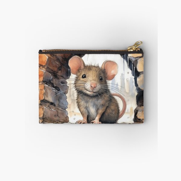 Item preview, little cute rat pet rat drawing illustration designed and sold by WallyPink.