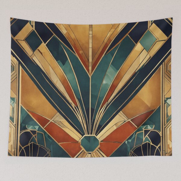 Item preview, Deco Hexagon: Artistic Elegance in Geometric Symmetry designed and sold by asbno19.