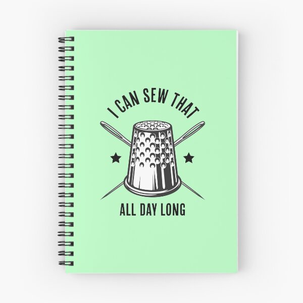 Item preview, I Can Sew That All Day Long Thimble & Needles designed and sold by Karen Buscemi.
