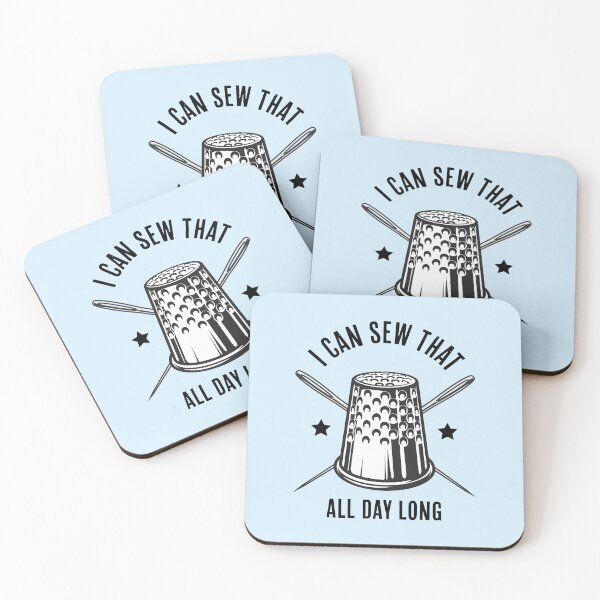 Item preview, I Can Sew That All Day Long Thimble & Needles designed and sold by Karen Buscemi.