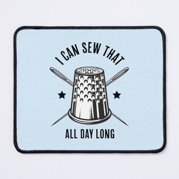 Item preview, I Can Sew That All Day Long Thimble & Needles designed and sold by Karen Buscemi.