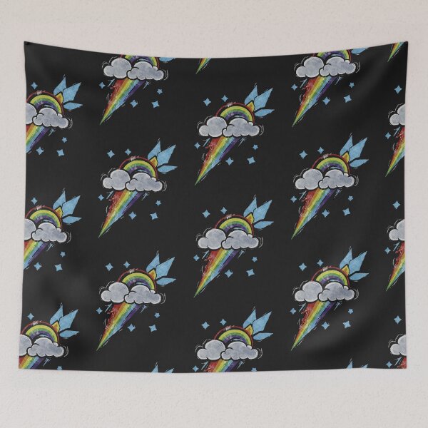 Item preview, lightning rainbow dash cutie mark designed and sold by bukajart.