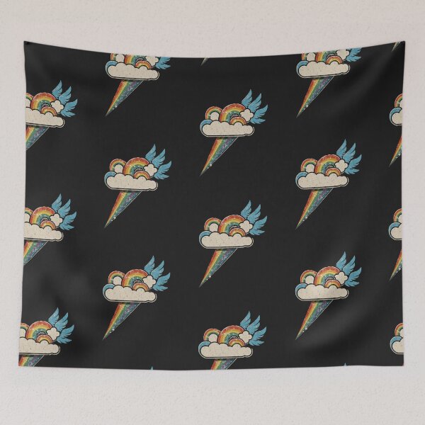 Item preview, lightning wings rainbow dash cutie mark designed and sold by bukajart.