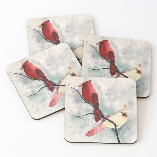 Item preview, Cardinal Pair designed and sold by Dgswatercolor.