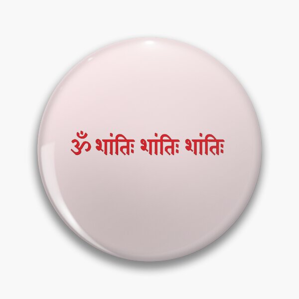 Item preview, om shanti mantra designed and sold by hutofdesigns.