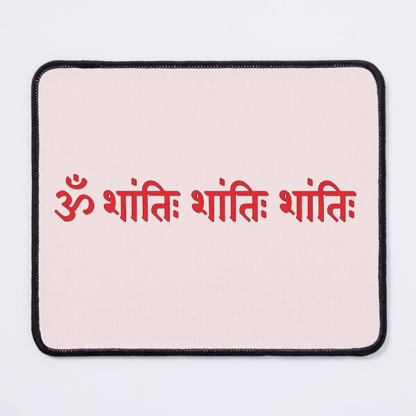 Item preview, om shanti mantra designed and sold by hutofdesigns.