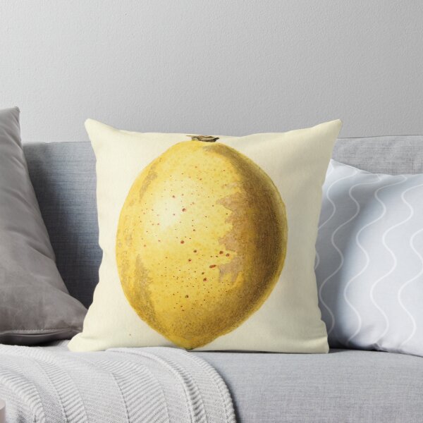 Item preview, Vintage Lemon Watercolor Painting designed and sold by BravuraMedia.