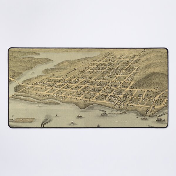 Item preview, Hudson, Wisconsin (1870) designed and sold by allhistory.
