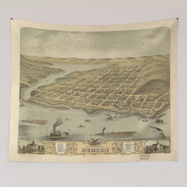Item preview, Hudson, Wisconsin (1870) designed and sold by allhistory.