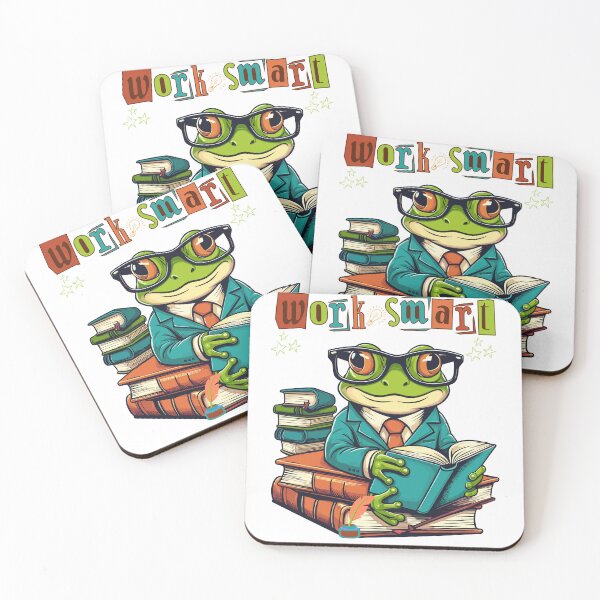Item preview, Smart Frog - Working Smart designed and sold by JessArty ⭐⭐⭐⭐⭐.