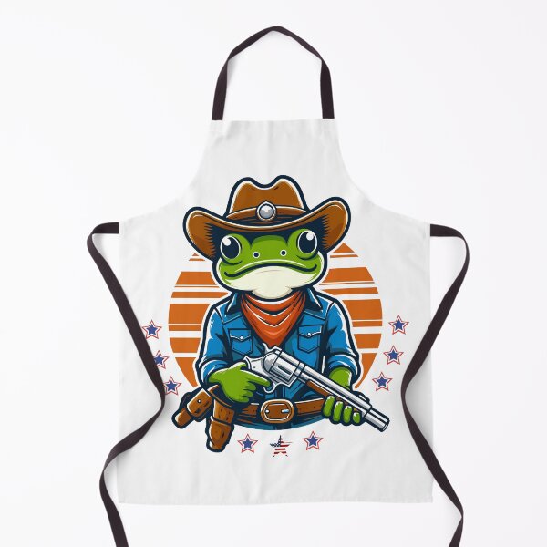 Item preview, Frog With Cowboy Hat - Western Frog designed and sold by JessArty ⭐⭐⭐⭐⭐.