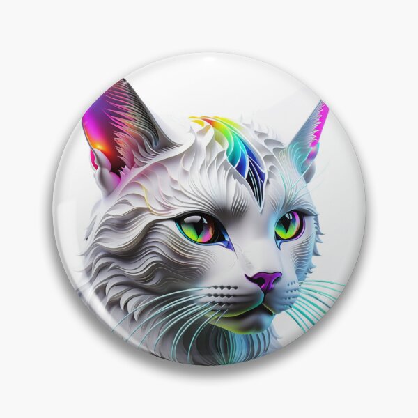 Item preview, Cybercat portrait designed and sold by Toms Tee.