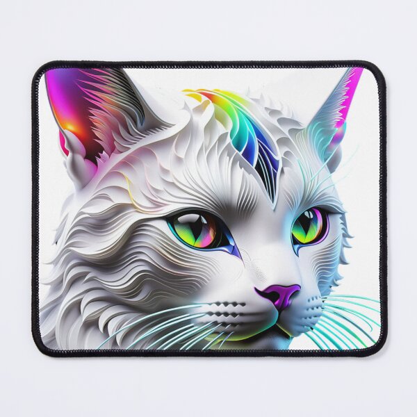 Item preview, Cybercat portrait designed and sold by Toms Tee.
