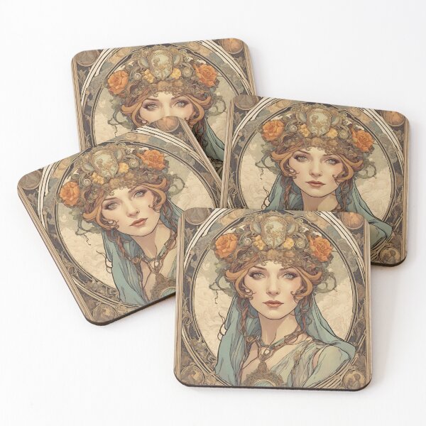 Item preview, Tarot card Mucha designed and sold by gothicnerd.
