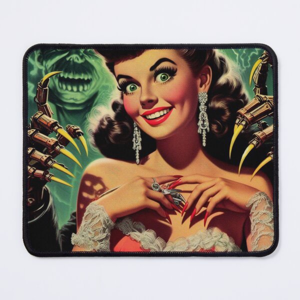 Item preview, Vintage Horror Pin Up designed and sold by PulpVintage.