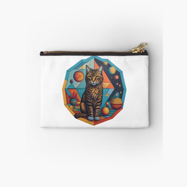 Item preview, Celestial Cat with Planets designed and sold by Qlutique.