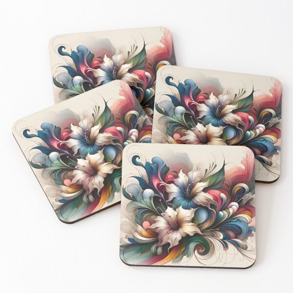 Item preview, "Enchanted Flora: Abstract Botanical Artistry" designed and sold by APARTAI EU.