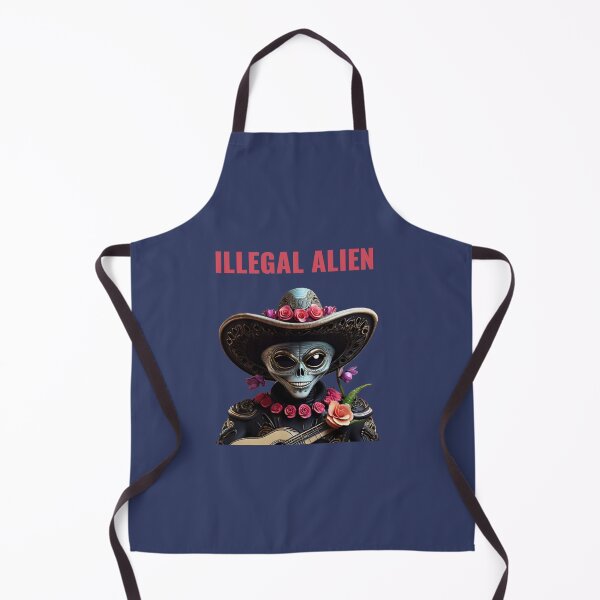 Item preview, Funny Mexico Spanish UFO Illegal Alien designed and sold by La Loca.