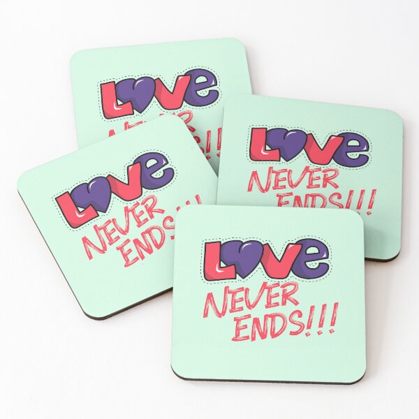 Item preview, Love Never Ends|Happy Valentines  Day designed and sold by ButterflyDsgns6.
