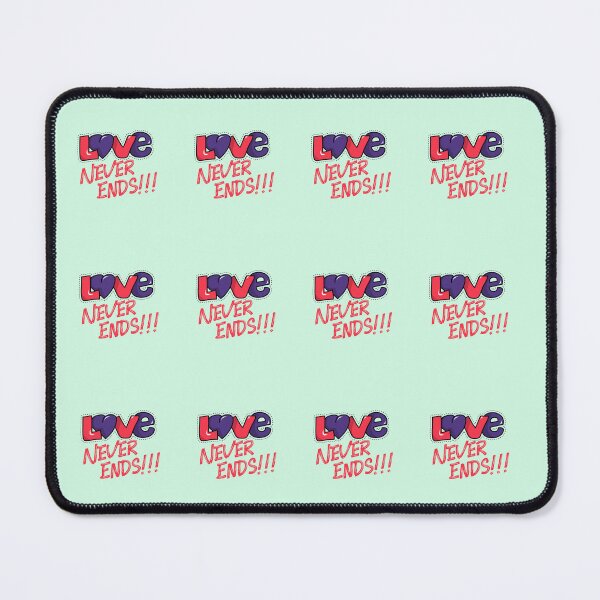 Item preview, Love Never Ends|Happy Valentines Day designed and sold by ButterflyDsgns6.