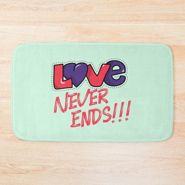 Item preview, Love Never Ends|Happy Valentines  Day designed and sold by ButterflyDsgns6.
